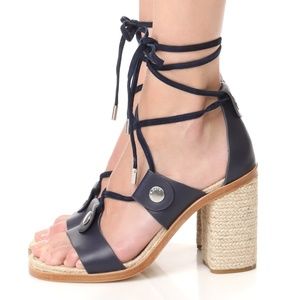 Rag & Bone Navy Eden Espadrille Sandal